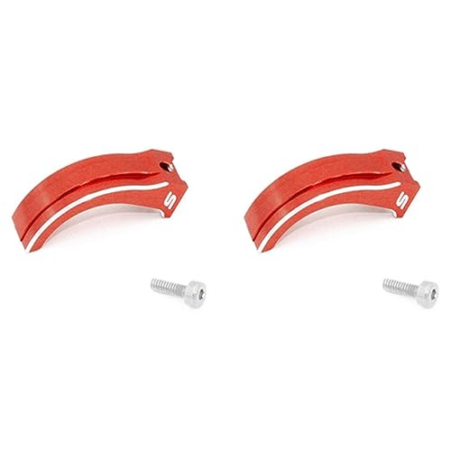 Guihydur 2X Gashebel Bremse Stange für Futaba 7PX 4PX 4PXR RC Auto Sender B Radio RC Auto, Rot von Guihydur