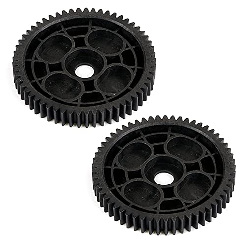 Guihydur 2X Hauptzahnrad Mit 57 ZäHnen, Hauptzahnrad, Passend füR 1/5 ROVAN KM Baja 5B RC Car Parts-66062 von Guihydur