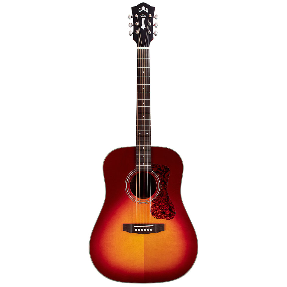 Guild D-140 Cherry Burst Westerngitarre von Guild