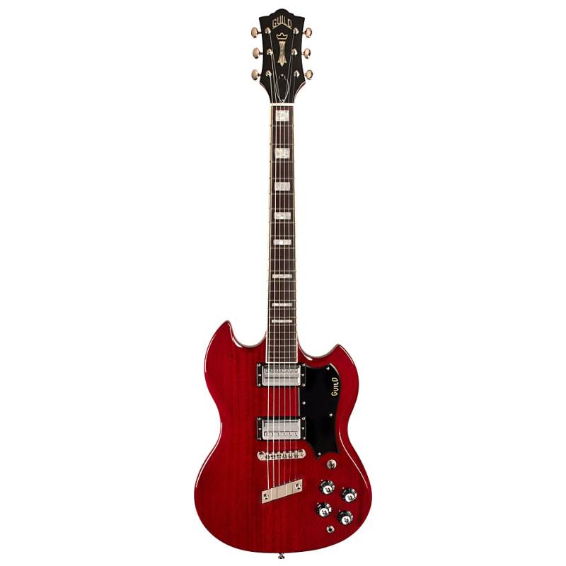 Guild Polara Deluxe Cherry Red E-Gitarre von Guild