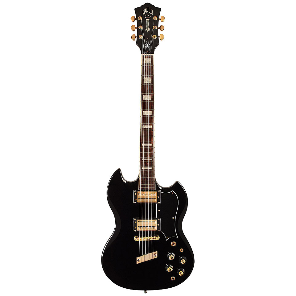 Guild Polara Kim Thayil Black E-Gitarre von Guild