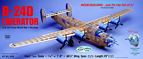 B-24D Liberator Giant Plane kit von Guillow's