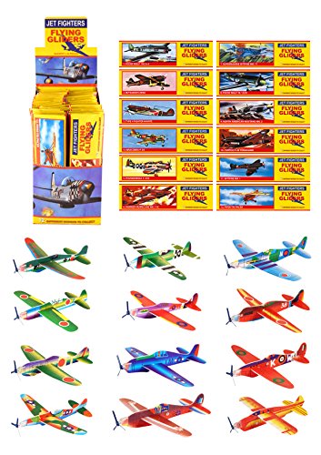 Guilty Gadgets 12 x fliegende Flugzeuge, Partytütenfüller, Spielzeug, Spielpreise für Kinder von Guilty Gadgets