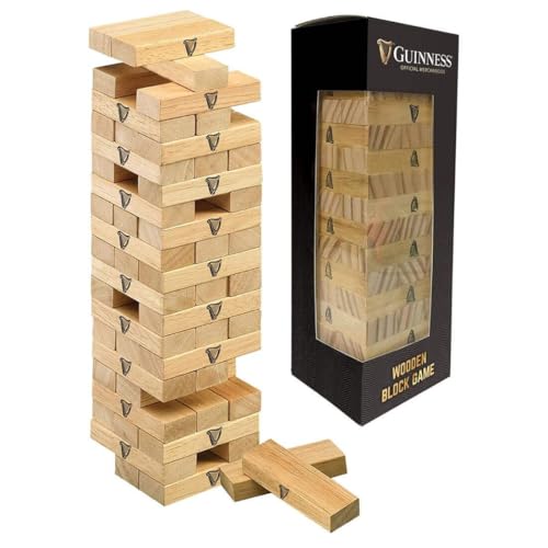 Guinness Wackelturm aus Holz, Irisches Geschicklichkeitsspiel Guinness Wackelturm aus Holz, Irisches Geschicklichkeitsspiel von Guinness