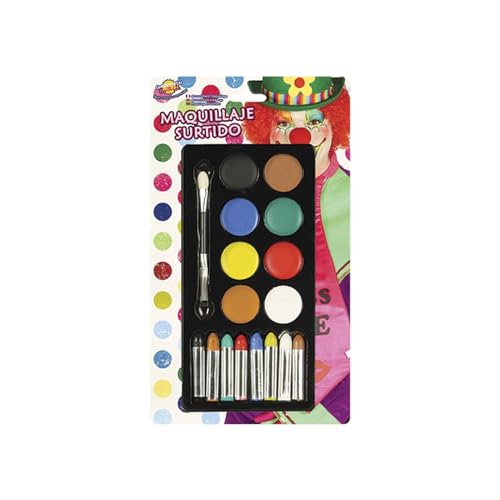 Guirca 15394 Malpalette Clown mit Applikator, Mehrfarbig von FIESTAS GUIRCA