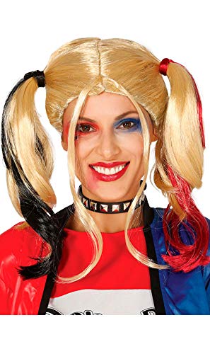 Guirca Perücke Damen Adulta Harley Quinn, blond 4389 von Guirca