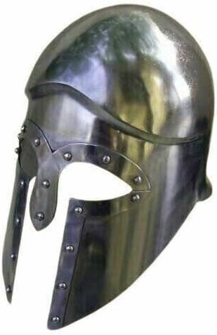 Gulvintilabcal Greek Armour Mittelalterlicher Ritter tragbarer Helm für LARP SCA., Medium von Gulvintilabcal