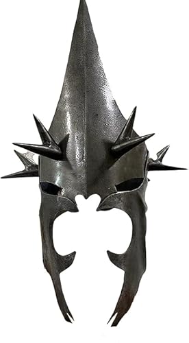 Gulvintilabcal Herr der Ring Helm Hexenkönig Helm Mittelalter Nazgul Stahlhelm König von Angmar Helm Cosplay Kostüm Rostiger Stil Bestes Geschenk von Gulvintilabcal