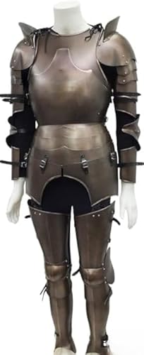 Klassischer milanesischer Mittelalter-Anzug der Rüstung Larp Body Armour Theatrical, Standard, Bronze von Gulvintilabcal