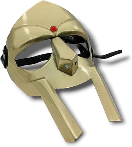 Gulvintilabcal Mf Doom Maske Mittelalter Gladiator Halloween Cosplay Kostüm Re-Enactment Handmade Armor Maske Geschenk von Gulvintilabcal