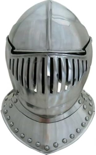 Gulvintilabcal Mittelalterlicher Ritterhelm 18 Gauge Mittelalter Kostüm Helm von Gulvintilabcal