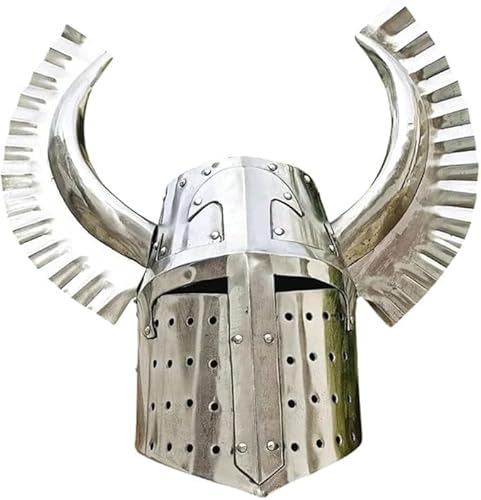 Gulvintilabcal Mittelalterlicher Tempelritter - Toller Helm mit Horn Stil von Gulvintilabcal