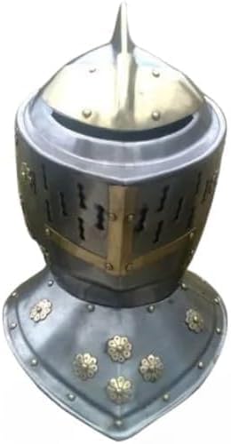 Mittelalterlicher römischer Helm aus Stahl, mittelgroß, für Filme, Cosplay und Rollenspiele. von Gulvintilabcal