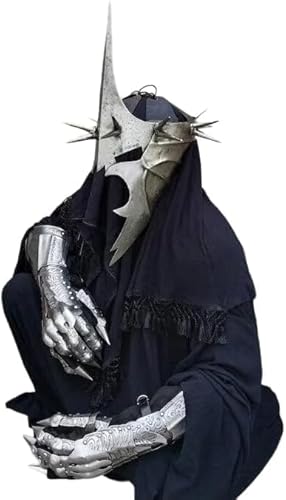 Gulvintilabcal Mittelalterliches Nazgul Hexenkönig Ganzkörper Herr der Ring Rüstung Hollywood Cosplay Halloween Kostüm von Gulvintilabcal