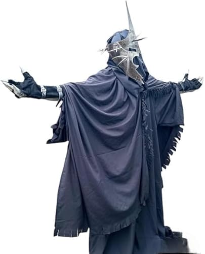 Gulvintilabcal Nazgul Hexenkönig Full Kostüm Herr der Ringe Rüstung Cosplay LOTR Halloween Kostüm Dark Rider Nazgul Armour Suit Hollywood Cosplay von Gulvintilabcal