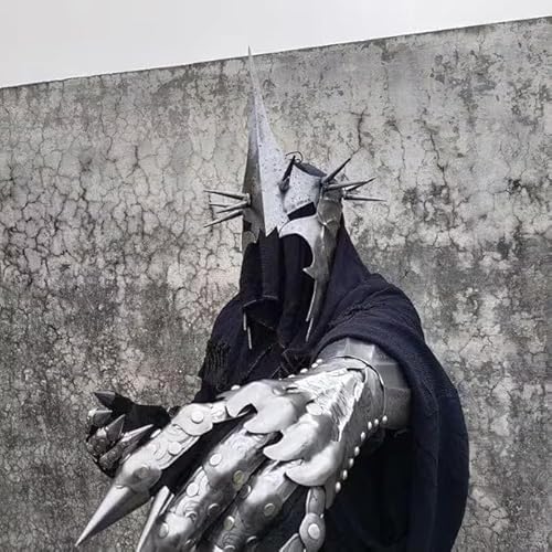 Mittelalterliches Nazgul Hexenkönig Ganzkörper Herr der Ring Rüstung Cosplay Halloween Kostüm X-Large Rot von Gulvintilabcal