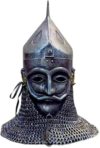 Stahl Mittelalter Ritter Maske Ottoman Empire Helm mit Kettenhemd von Gulvintilabcal