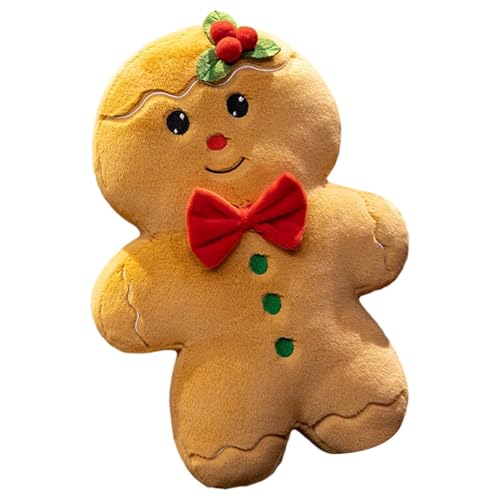 Adorable Gingerbread Man Plush Toy | Christmas Stuffed Gingerbread Doll for Holiday Decor | Cute Snowman Gingerbread Toys for Kids | Perfect Christmas Stuffed Animal for Trees and von Gungtj