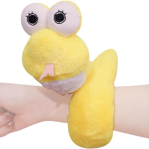 Cute Cartoon Snake Slap Bracelets Kids | Soft Stuffed Animal Wristband Strollers | Cribs, Backpacks, Scooters | Fun and Safe Wrist Toy for Boys and Girls for and Children von Gungtj