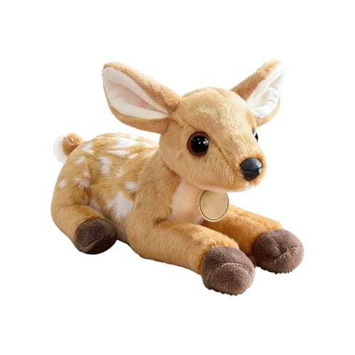 Deer Plush, 6.3 Inches Lying Down Collectible Doll, Soft Stuffed Animal Toy, Cuddly Decoration for Boys, Girls, Home, Bedroom, Living Room, Nursery, Sofa, Bed, Travel Deer Plush, 6.3 Inches Lying Down Collectible Doll, Soft Stuffed Animal Toy, Cuddly Decoration for Boys, Girls, Home, Bedroom, Living Room, Nursery, Sofa, Bed, Travel von Gungtj