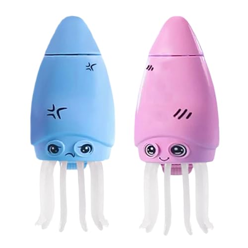 Fake Squid, Fluorescent Eject Squid, Fun Desk Toy, Interactive Play Jokes, Funny Tricky Toys, Novelty Gags & Practical Joke Toys for Kids, 4.33x1.77 inches von Gungtj