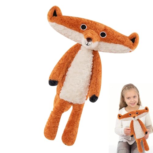 Fox Stuffed Animal Plush, Ultra Soft Fox Plush Toy, Realistic Red Fox Plush, Companion Plush Animal,40cm/15.75 inches (Cuddly &), Ideal Plush Pillow for Girls von Gungtj