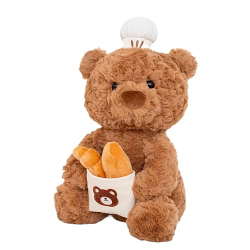 Gungtj Bear Stuffed Animal Plush, Soft Huggable Plush Bear Toy, Adorable Animal Doll for Girlfriend, Cuddly Plush Bear for Wife, Plush Toy for Friends, Cute Bear Figurine for Present von Gungtj