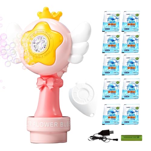 Gungtj Bubble Maker Für Kinder,Akku Schaumbläser | Mit LED-Lichtern Wiederaufladbarem Akku Schaumspender Für Badewanne Pool Sensorik Garten Hochzeit Geburtstag Fest Rasen Gartenbereich Gungtj Bubble Maker Für Kinder,Akku Schaumbläser | Mit LED-Lichtern Wiederaufladbarem Akku Schaumspender Für Badewanne Pool Sensorik Garten Hochzeit Geburtstag Fest Rasen Gartenbereich von Gungtj