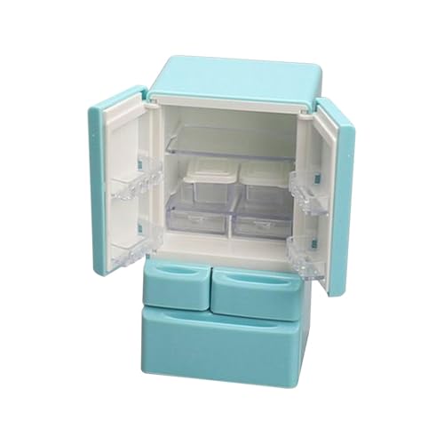 Gungtj Doll Fridge, 1:12 Scale Refrigerator, Furniture, Pretend Plaything Toy, Miniature Home Decor, 4.45x2.36x1.97 Inches, Perfect for Kids and Children’s Play Scenes von Gungtj