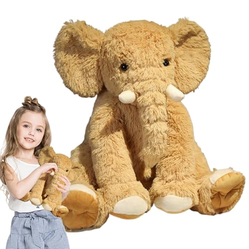 Gungtj Elephant Plush Toy | Soft Huggable Doll | Cute Elephant Sleeping Companion for Kids | Perfect Plushies Decoration for Imaginative Play and Cozy Cuddles at Home von Gungtj