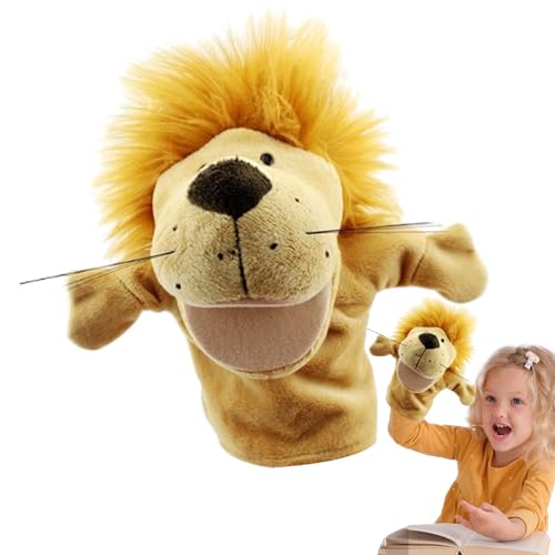 Gungtj Handpuppen für Kinder,weiche Tierpuppen - Rollenspiel-Spielzeugpuppen,Waschbare, lustige, entzückende, kreative Stofftierpuppen mit funktionierendem Mund für von Gungtj