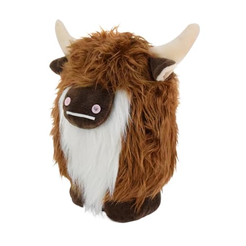 Gungtj Highland Cow Stuffed Animal, Scottish Cow Plushie, Cattle Plush Doll, Realistic Animal Stuffed Doll, Cow Plushie for Bedroom, Highland Cow Plush, Soft Cattle Plushie, Realistic Cow Plushie von Gungtj