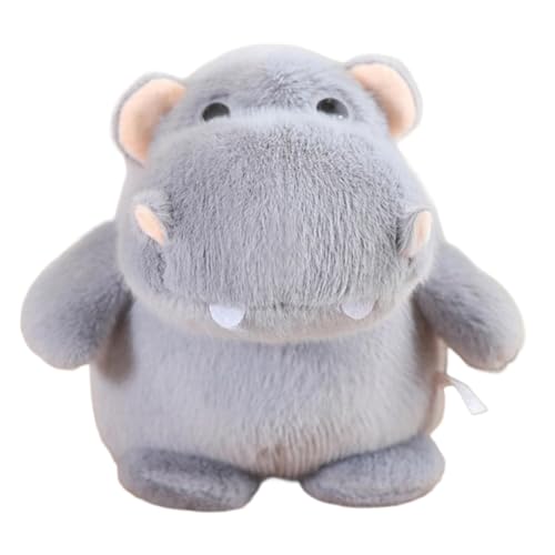 Gungtj Hippo Stuffed Animal, Soft Hippo Pillow, Hippo Plushie for Kids, Cute Hippo Plush, Stuffed Animals for Kids, Hippo Plush for Bedroom, Soft Plush Hippo, Plush Hippo Stuffed Animal von Gungtj