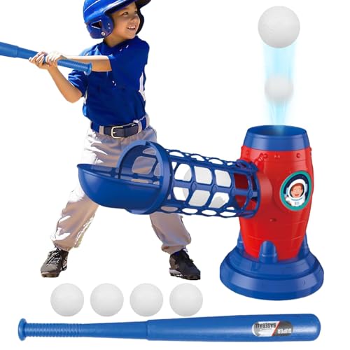 Gungtj Kinder Baseball & Softball Maschinen, Baseball Pitching Machine, Baseball Maschine mit Bällen, Automatische Baseball Pitching Machine, Tragbare T Ball Maschine für Kinder von Gungtj