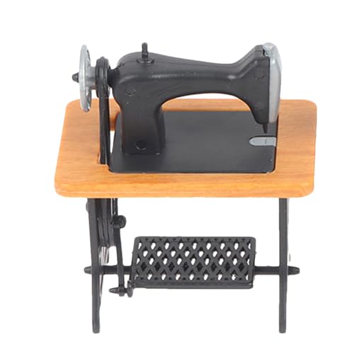 Gungtj Kleine Statue Einer Nähmaschine | Tischdekoration für Puppenwelt Nähmaschine | Maßstab 1 24 Rollenspiel Einrichtungsgegenstände und Requisiten | für Wohnraum, Arbeitszimmer, Schlafraum, und Gungtj Kleine Statue Einer Nähmaschine | Tischdekoration für Puppenwelt Nähmaschine | Maßstab 1 24 Rollenspiel Einrichtungsgegenstände und Requisiten | für Wohnraum, Arbeitszimmer, Schlafraum, und von Gungtj