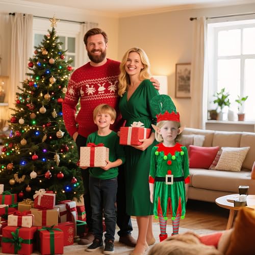 Gungtj Lustige Weihnachtskostüme | Festliches Kostüm,Karnevalskostüm Partykostüm Für Kinder Jugendliche Erwachsene Party Karneval Schule Auftritt Fotoshooting Gungtj Lustige Weihnachtskostüme | Festliches Kostüm,Karnevalskostüm Partykostüm Für Kinder Jugendliche Erwachsene Party Karneval Schule Auftritt Fotoshooting von Gungtj