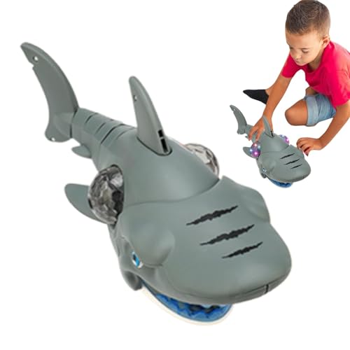 Gungtj Moving Shark Toy | Interactive Light-Up Shark Toy | Realistic Moving Animal Toy for Children | Perfect Sensory Experience for Home, Kindergarten, Nursery, and Family Fun von Gungtj