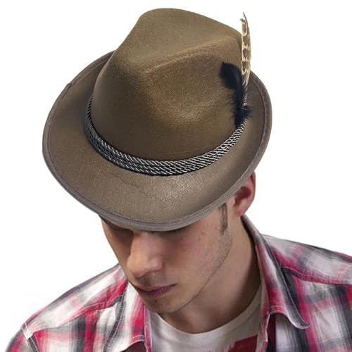 Gungtj Oktoberfest Hut,Nicht gewebter Maskerade Hut | Festtagskostüm Bühnenauftritt Maskenball Gungtj Oktoberfest Hut,Nicht gewebter Maskerade Hut | Festtagskostüm Bühnenauftritt Maskenball von Gungtj