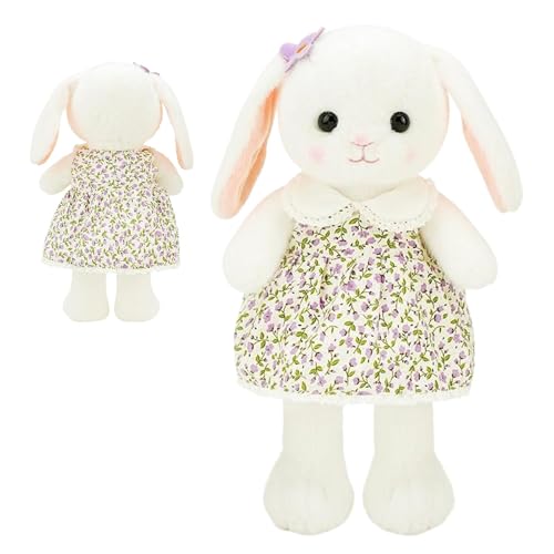 Gungtj Plush Bunny Doll, Cuddly Stuffed Animal Toy, Soft Throw Pillow Cushion, Adorable Home Ornament, Cozy and Huggable, 21.65 Inches, Gift for Girlfriend Wife Living Room Decor von Gungtj