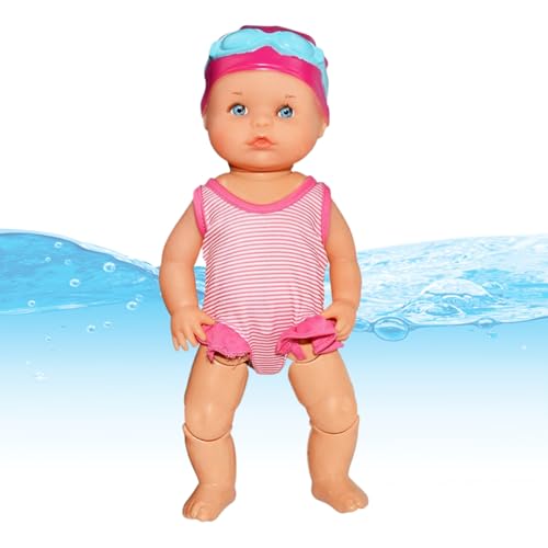 Gungtj Pool Baby Doll - Schwimmpuppe Mit Beweglichen Gelenken Und Wasserdicht - Kleinkinder Reisespielzeug Familienzeit Sommer Sonniger Sand Badewanne Gungtj Pool Baby Doll - Schwimmpuppe Mit Beweglichen Gelenken Und Wasserdicht - Kleinkinder Reisespielzeug Familienzeit Sommer Sonniger Sand Badewanne von Gungtj