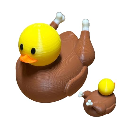 Gungtj Turkey Ducks, 3D Printed Thanksgiving Ducks, Fall Table Centerpiece, Thanksgiving Holiday Favors, Thanksgiving Toddler Toys, Thanksgiving Kids Toys, Thanksgiving Table Decorations, von Gungtj