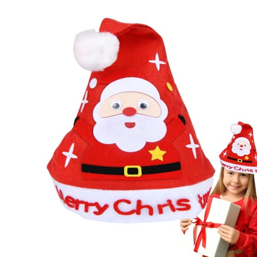 Gungtj Weihnachtshut Bastelset,Handgefertigtes Kunst Weihnachtsmütze Bastelset | Weihnachtsmann Ausstattung Set für Kinder Vorschule Zuhause Ferienaktivitäten Mädchen Kinderzimmer Valentinstag Gungtj Weihnachtshut Bastelset,Handgefertigtes Kunst Weihnachtsmütze Bastelset | Weihnachtsmann Ausstattung Set für Kinder Vorschule Zuhause Ferienaktivitäten Mädchen Kinderzimmer Valentinstag von Gungtj