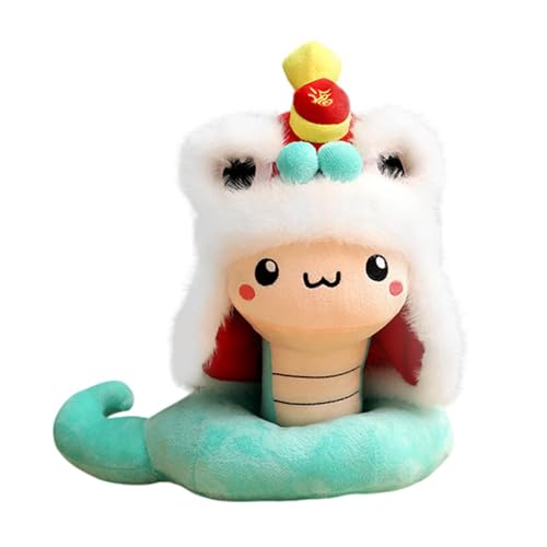 Gungtj Year of The Snake Plush, Good Luck 2025 Plush, Soft Cartoon Plush, Lucky Chinese Plush Doll, Chinese Snake Year Souvenir, Comfortable Bedroom Decor, Year of The Snake Souvenir von Gungtj