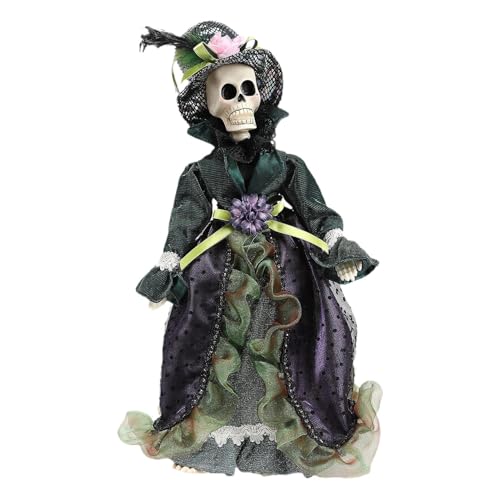 Halloween Doll, Skeleton Doll, Skeleton Figures, Halloween Skeletons Decoration, Gothic Halloweens Figurine, Perfect and Suitable Tabletop Decoration and Presents for Kids von Gungtj