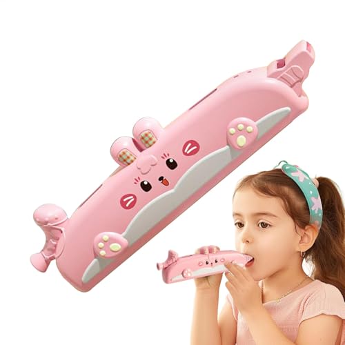 Harmonica Kids, Animal Washable Harmonica , Educational Toddler Whistle Instrument, Ideal for Beginners, Ages 3 and Up, Boys and Girls, Sturdy Design, 7.48x2.17x0.98 Inches von Gungtj