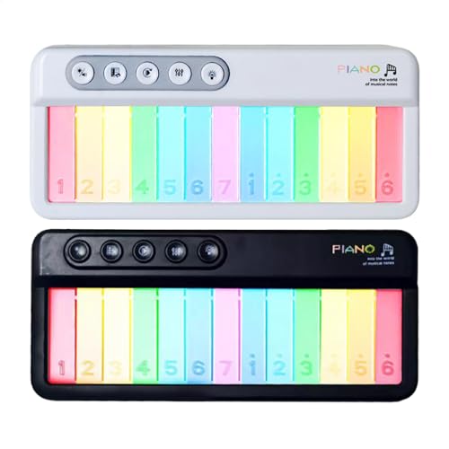 Keyboard Piano for Kids, Touch Screen Piano Toy, Light Electronic Kids Keyboard, Portable Interactive Musical Instrument, 6.89x2.95x1.18 Inches Educational Music Toy for Boys and Girls von Gungtj