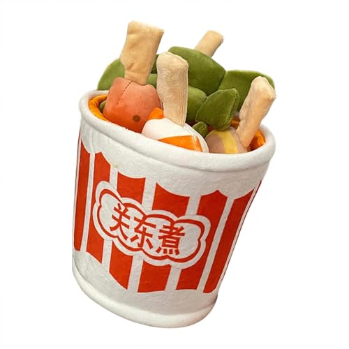 Oden Plush Toy, Spicy Food Plush, Creative Plush Toy, Stuffed Food Plush Hot Pot Plush Toy Food Toy Decoration Unique Plush Decoration Kids Food Plushie Plush Toy Set Plushie for Boys and Girls von Gungtj