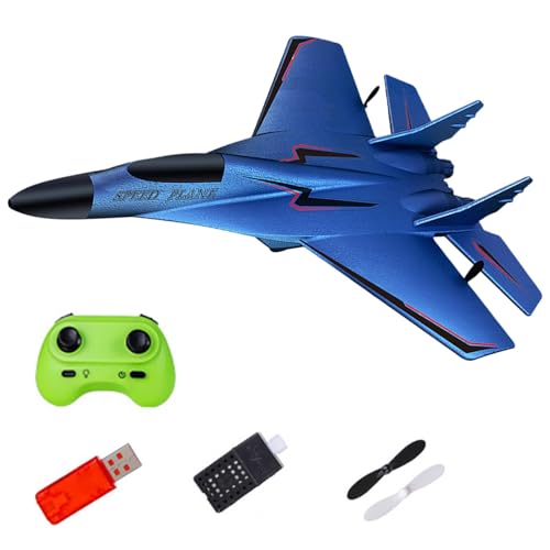 Remote Control Airplane with Light, 2 Channel Rc Plane Glider, 2.4ghz Rc Flying Toy for Kids Beginners, Perfect Outdoor Flying Fun and Toy for Children Entertainment at Home von Gungtj