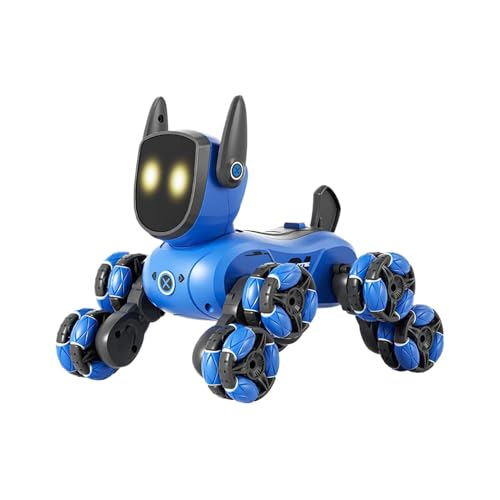 Robot Dog, Educational Electric Dance Cyborg, 8-Wheel Interactive Toy, Remote Control Game, Walking & Dancing Fun, Perfect for Kids, Boys & Girls von Gungtj