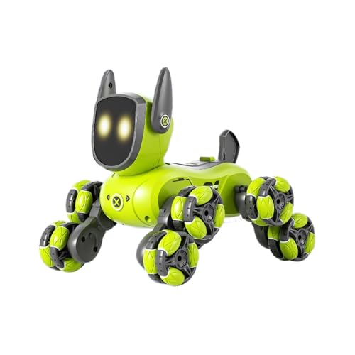 Robot Dog, Educational Electric Dance Cyborg, 8-Wheel Interactive Toy, Remote Control Game, Walking & Dancing Fun, Perfect for Kids, Boys & Girls von Gungtj